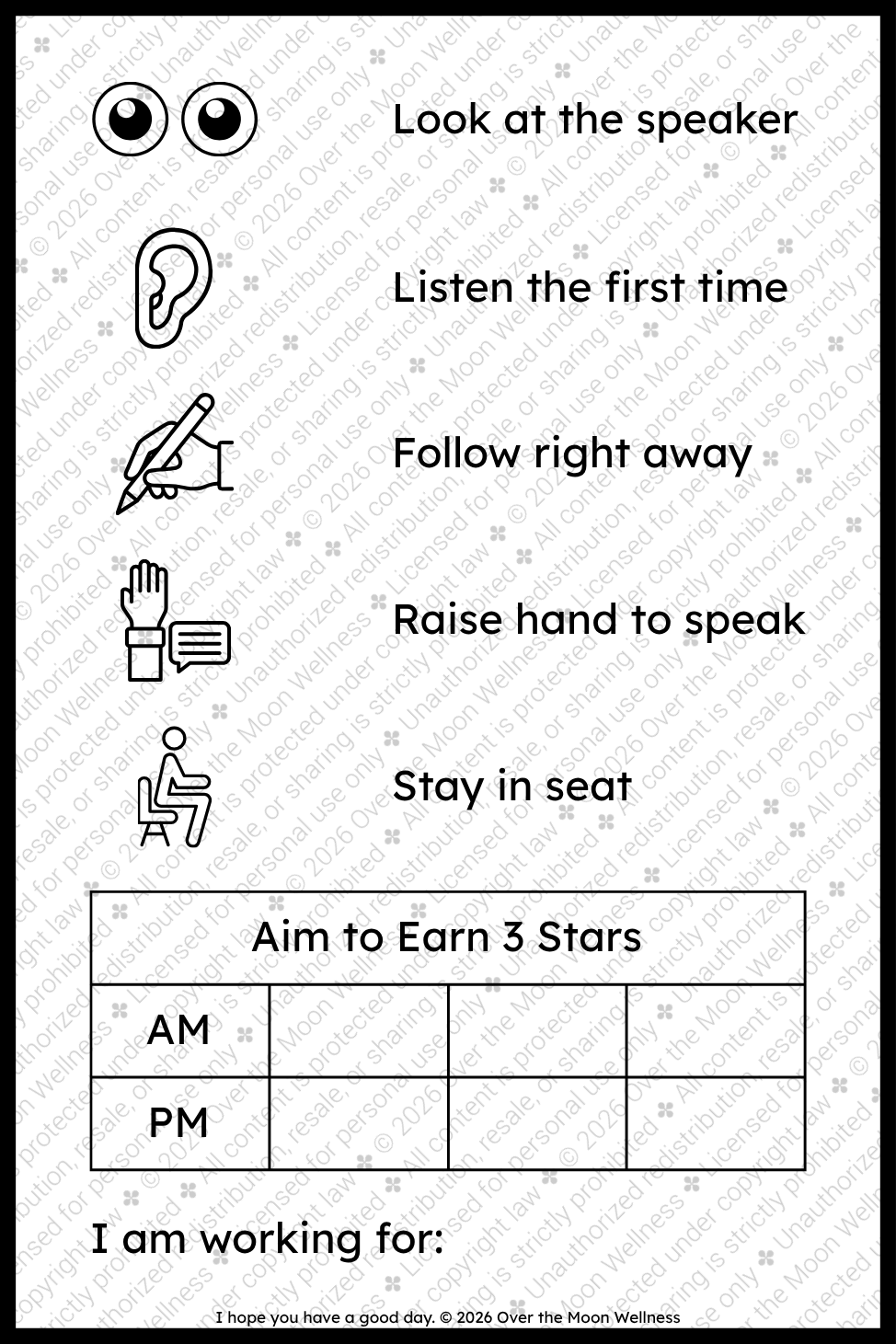My Desk Responsibility Guide