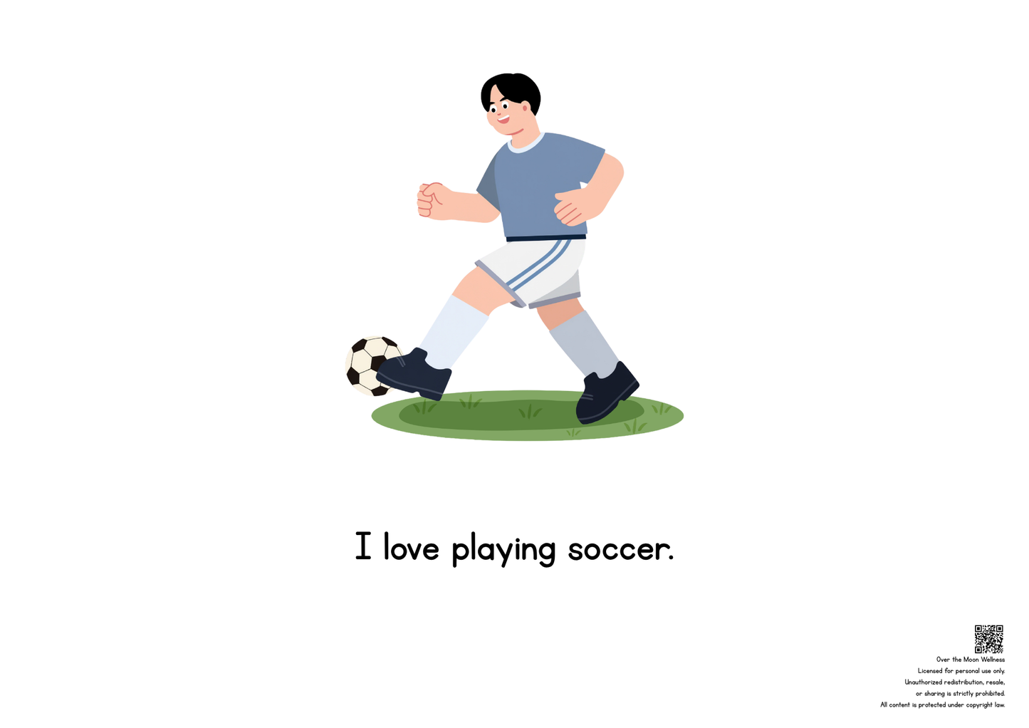 Playing Soccer Safely with Other Kids [5 Thinking Questions and 1 Token Board Included]